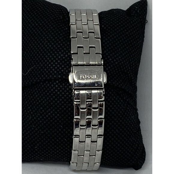 Fossil 40501808 Men Silver Stainless Steel Analog Silver Dial Quartz Watch CM429 - Picture 4 of 11